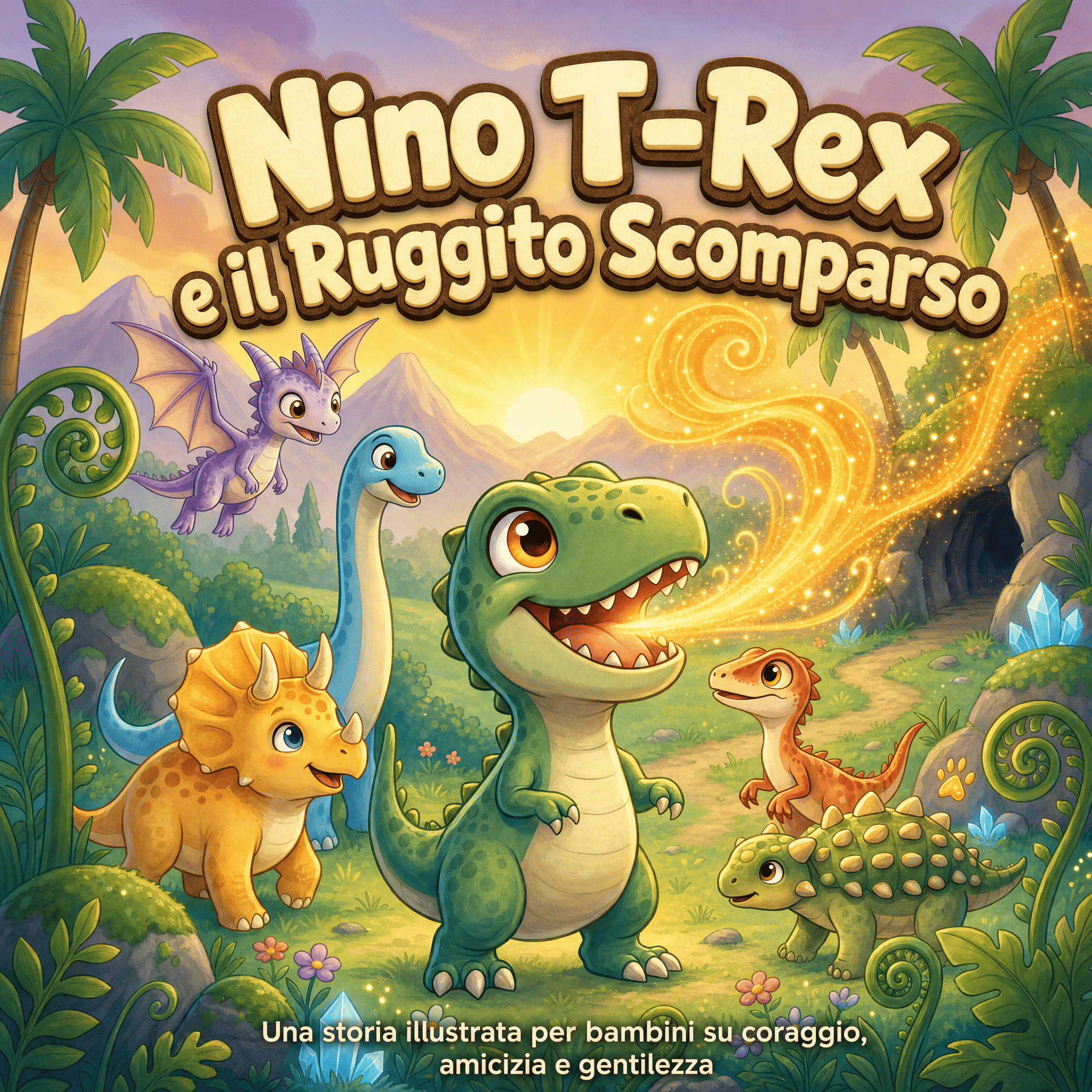 Copertina Nino T-Rex e il Ruggito Scomparso